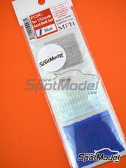 Model Factory Hiro P1235: Seatbelts 1/43 scale - Seat belt set